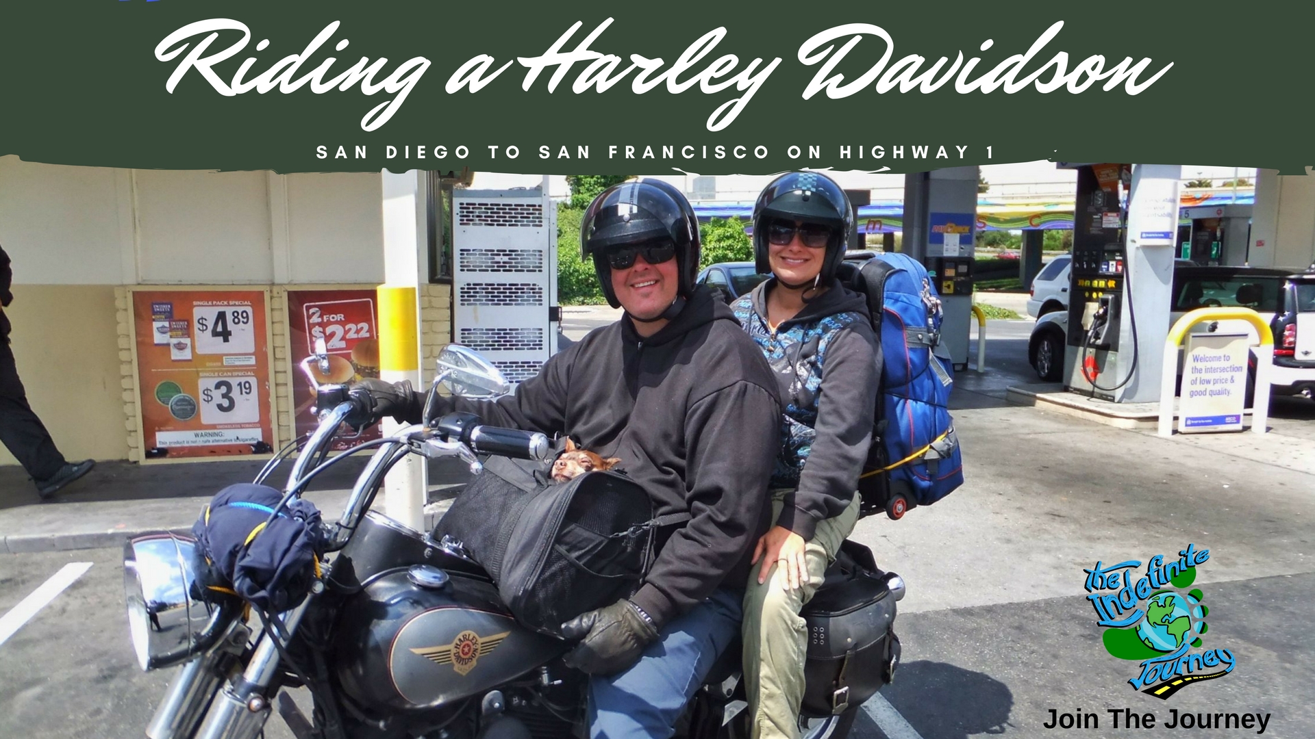 Riding a Harley Davidson from San Diego to San Francisco on Highway 1