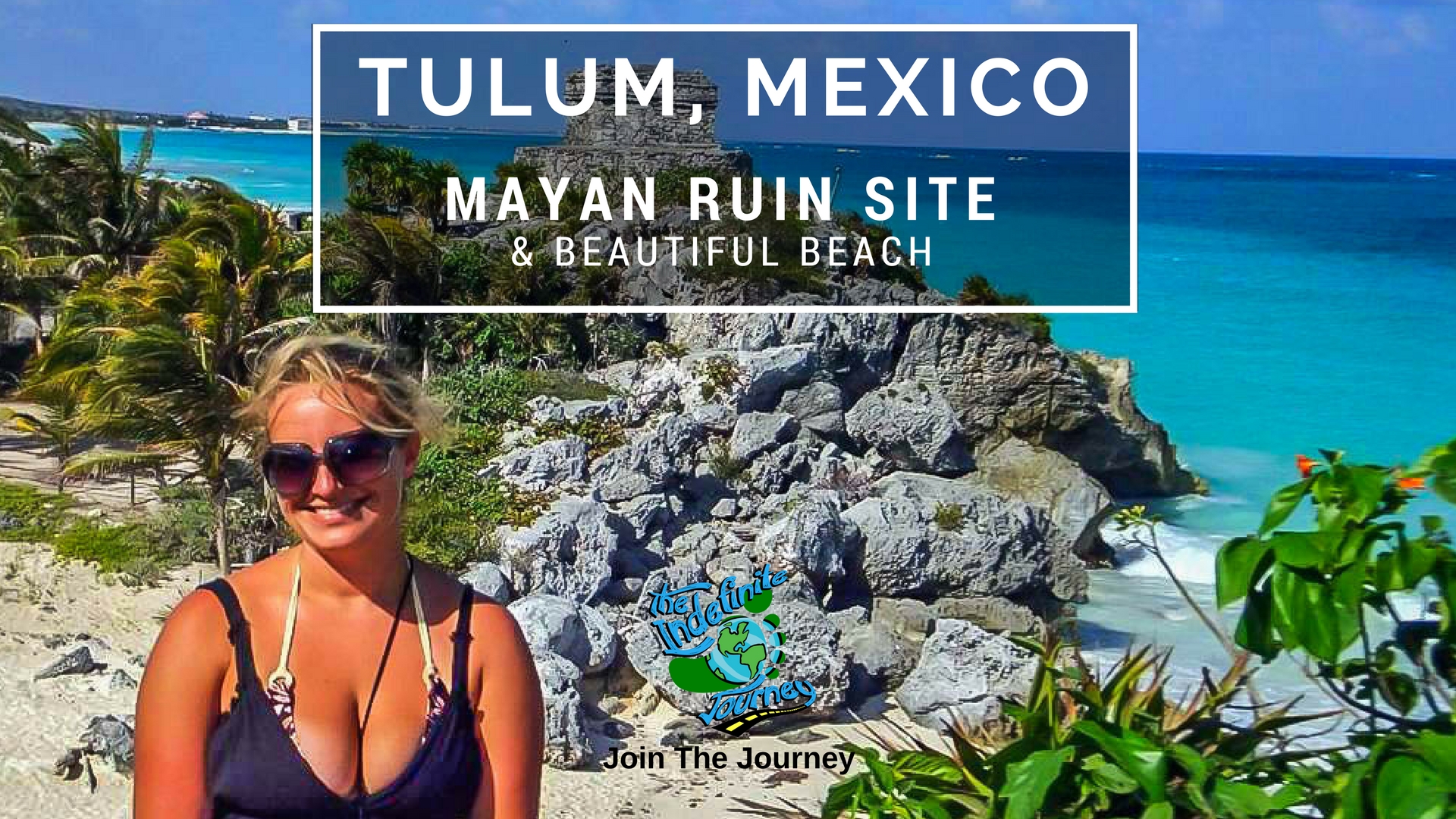 Tulum, Mexico - Mayan Ruin Site and Beautiful Beach